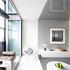 clear glass radar table lamp metal base for bedroom living room