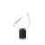 clear glass radar table lamp metal base for bedroom living room