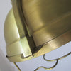 coastal bronze glass wave pendant light