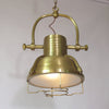 coastal bronze glass wave pendant light
