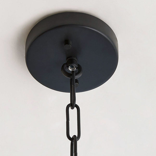 coastal white metal hemp rope dome pendant lamp