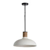 coastal white metal hemp rope dome pendant lamp