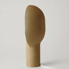 contemporary beige pink resin round table lamp