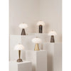contemporary brown marble glass table lamp