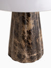 contemporary brown marble glass table lamp