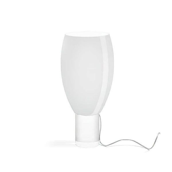 contemporary clear glass buds table lamp