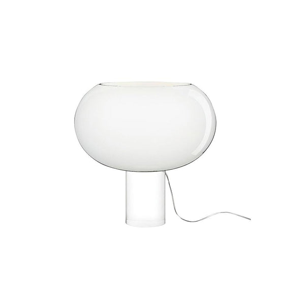 contemporary clear glass buds table lamp