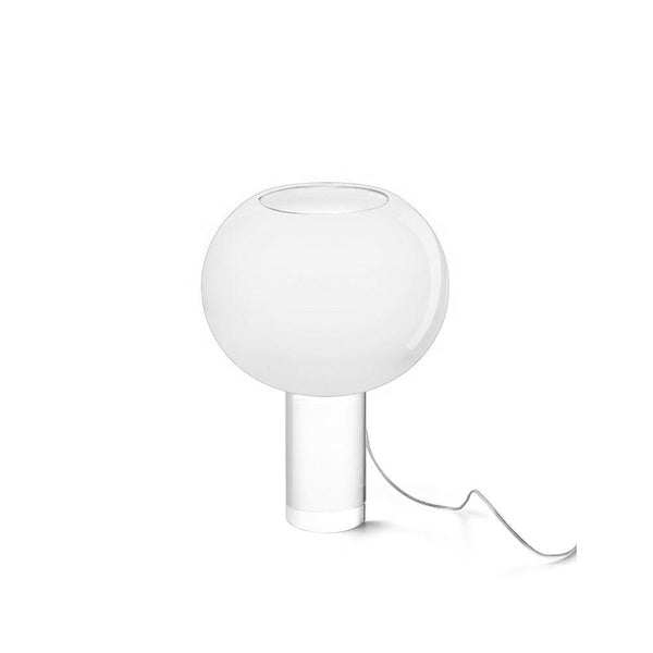 contemporary clear glass buds table lamp