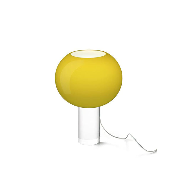 contemporary clear glass buds table lamp