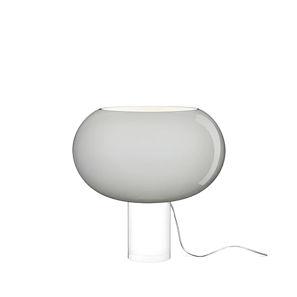 contemporary clear glass buds table lamp