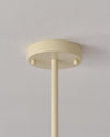 contemporary cream glass bow chandelier