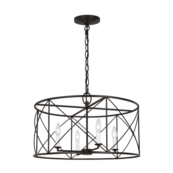 contemporary gold black metal lantern chandelier