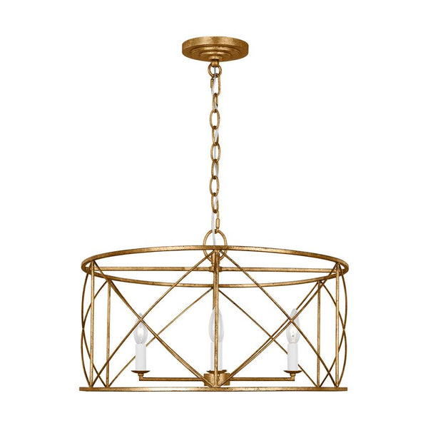 contemporary gold black metal lantern chandelier