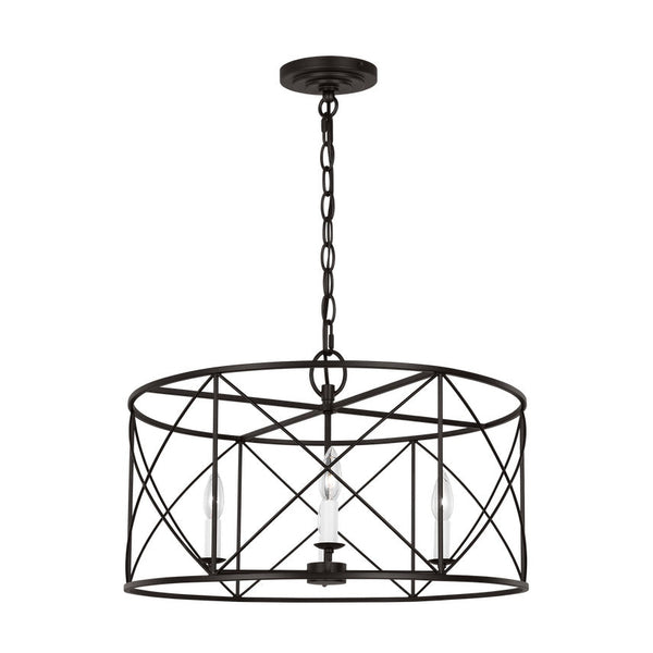 contemporary gold black metal lantern chandelier