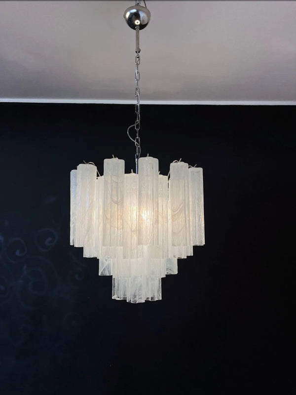 contemporary multi color glass cloud chandelier