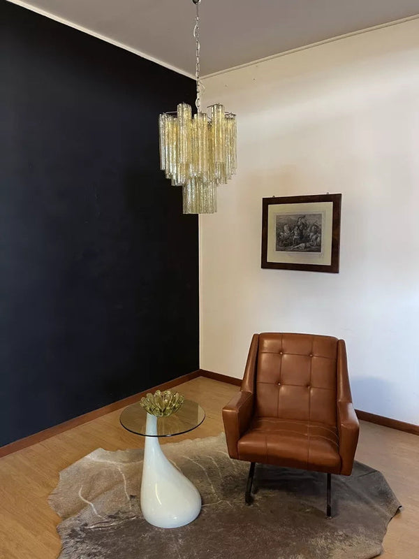 contemporary multi color glass cloud chandelier