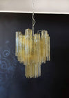 contemporary multi color glass cloud chandelier