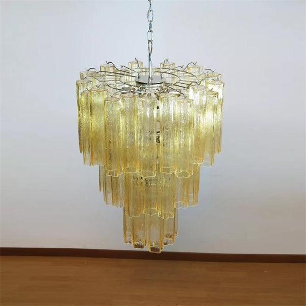 contemporary multi color glass cloud chandelier