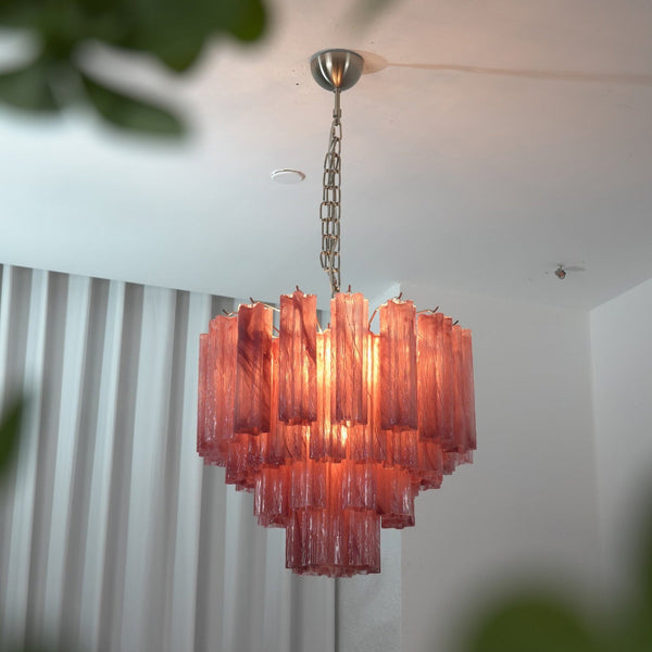 contemporary multi color glass cloud chandelier