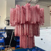 contemporary multi color glass cloud chandelier