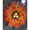 contemporary multi color glass cloud chandelier