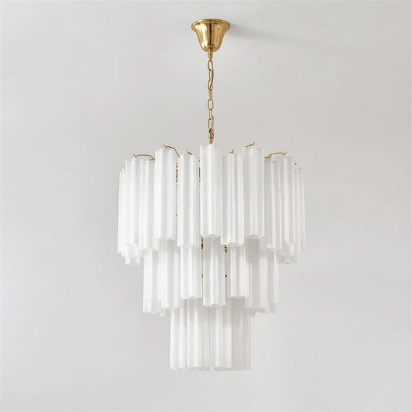 contemporary multi color glass cloud chandelier