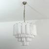 contemporary multi color glass cloud chandelier