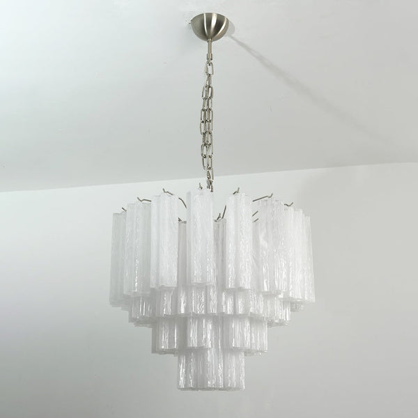contemporary multi color glass cloud chandelier