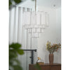 contemporary multi color glass cloud chandelier