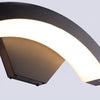 Classic Curved Glow Led Wall Light Outdoor Downlights Porch Wall Mounted Sconce