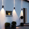 Creative Outdoor Waterproof Led Double Headed Courtyard Exterior Wall Sconces