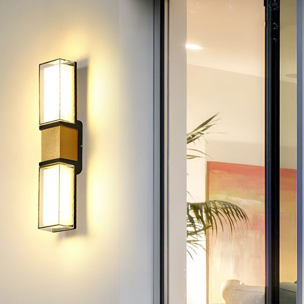 Creative Up And Down Lights Waterproof Led Wall Sconces Outdoor Wall Lights