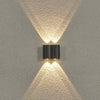 Creative Wave Arc Design Up And Down Lights Led Outdoor Wall Lights Wall Sconces Waterproof