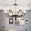 Empire Wagon Wheel Chandelier 8 10 12 Candle Lights 20 Adjustable Chain Crystal Accents