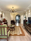 farmhouse black wood iron chandelier