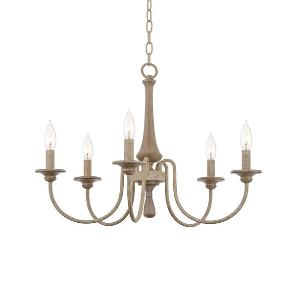 farmhouse black wood iron chandelier