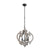 farmhouse weathered white wood 3 light pendant lamp