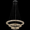 Luxury Crystal Led Chandelier 3 Tier Geometric Or Stacked Led Pendant Light