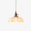 french ceramic flower pendant light brass for dining room bedroom