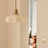 french ceramic flower pendant light brass for dining room bedroom