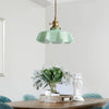 french ceramic flower pendant light brass for dining room bedroom