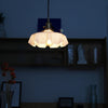 french ceramic flower pendant light brass for dining room bedroom