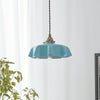 french ceramic flower pendant light brass for dining room bedroom