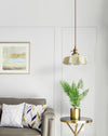 french ceramic flower pendant light brass for dining room bedroom