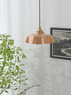 french ceramic flower pendant light brass for dining room bedroom