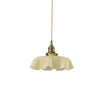 french ceramic flower pendant light brass for dining room bedroom