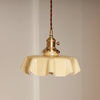 french ceramic flower pendant light brass for dining room bedroom