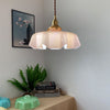 french ceramic flower pendant light brass for dining room bedroom