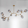 Nordic Branches Bubble Sputnik Chandelier 5 To 11 Lights Gold Finish