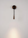 gold flexible hose led wall sconce set of 2